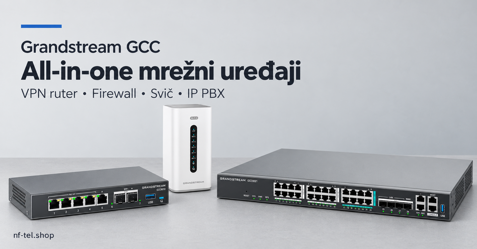 Grandstream GCC: mreža, firewall i IP telefonija u jednom uređaju