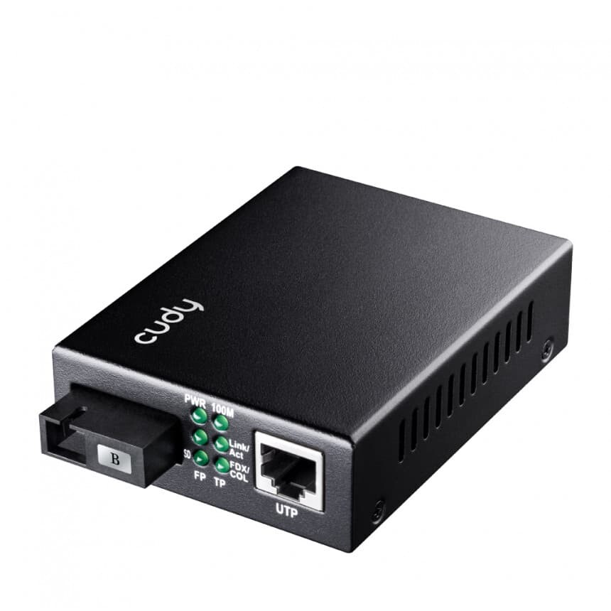 Cudy MC100SB-40B Fast Ethernet 10/100Mb/s Fiber SM konverter