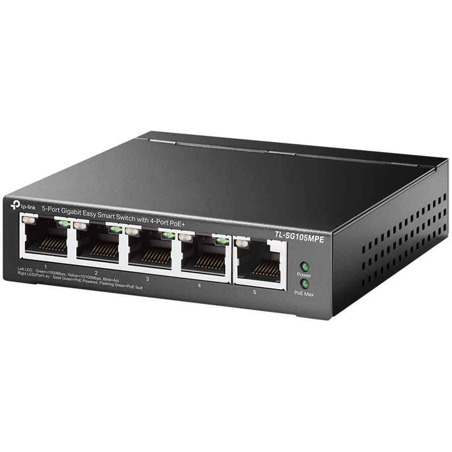 TP-Link TL-SF1005P 5-portni PoE+ Switch sa 4 PoE porta (67W)
