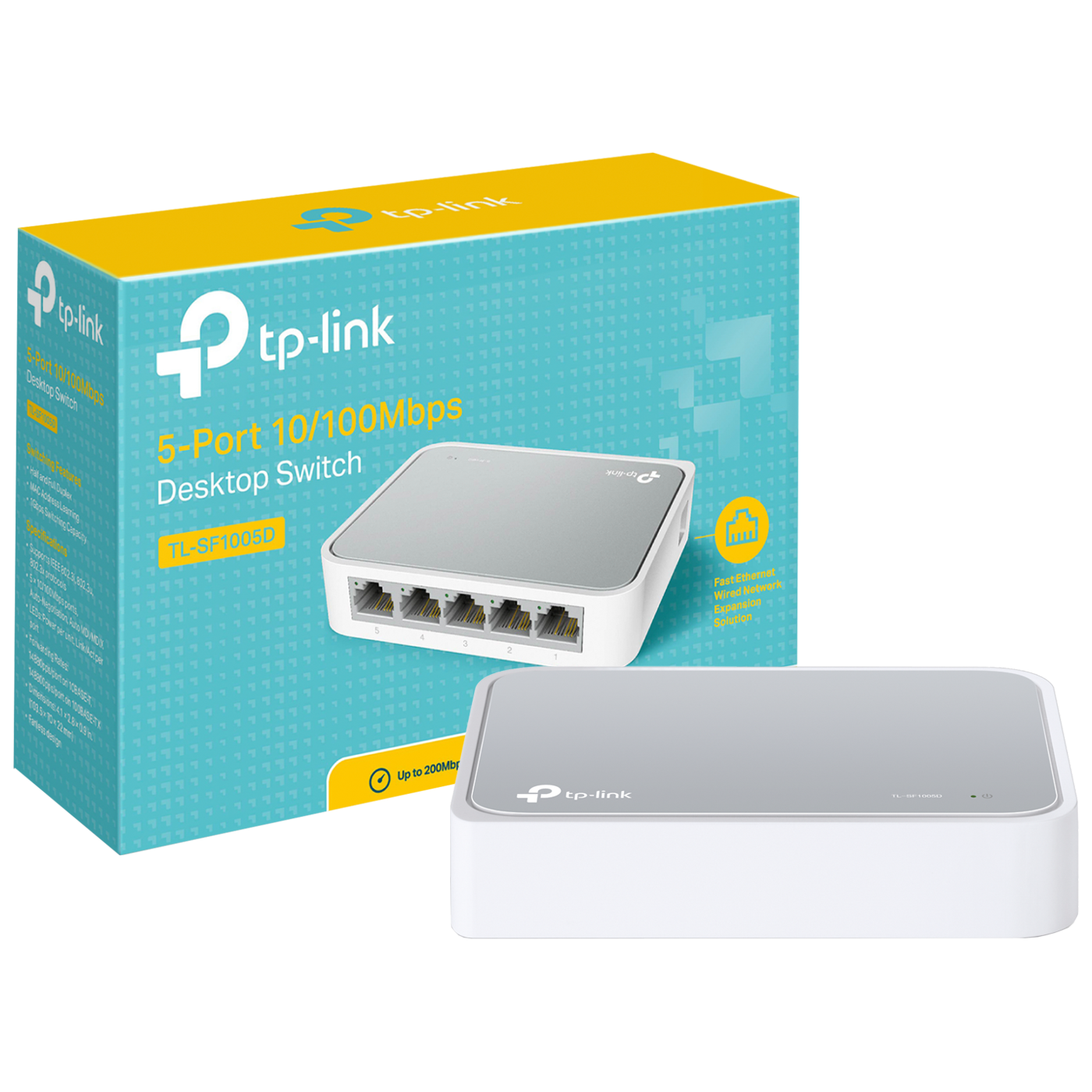 TP-Link TL-SF1005D Desktop Switch sa 5 Fast Ethernet portova