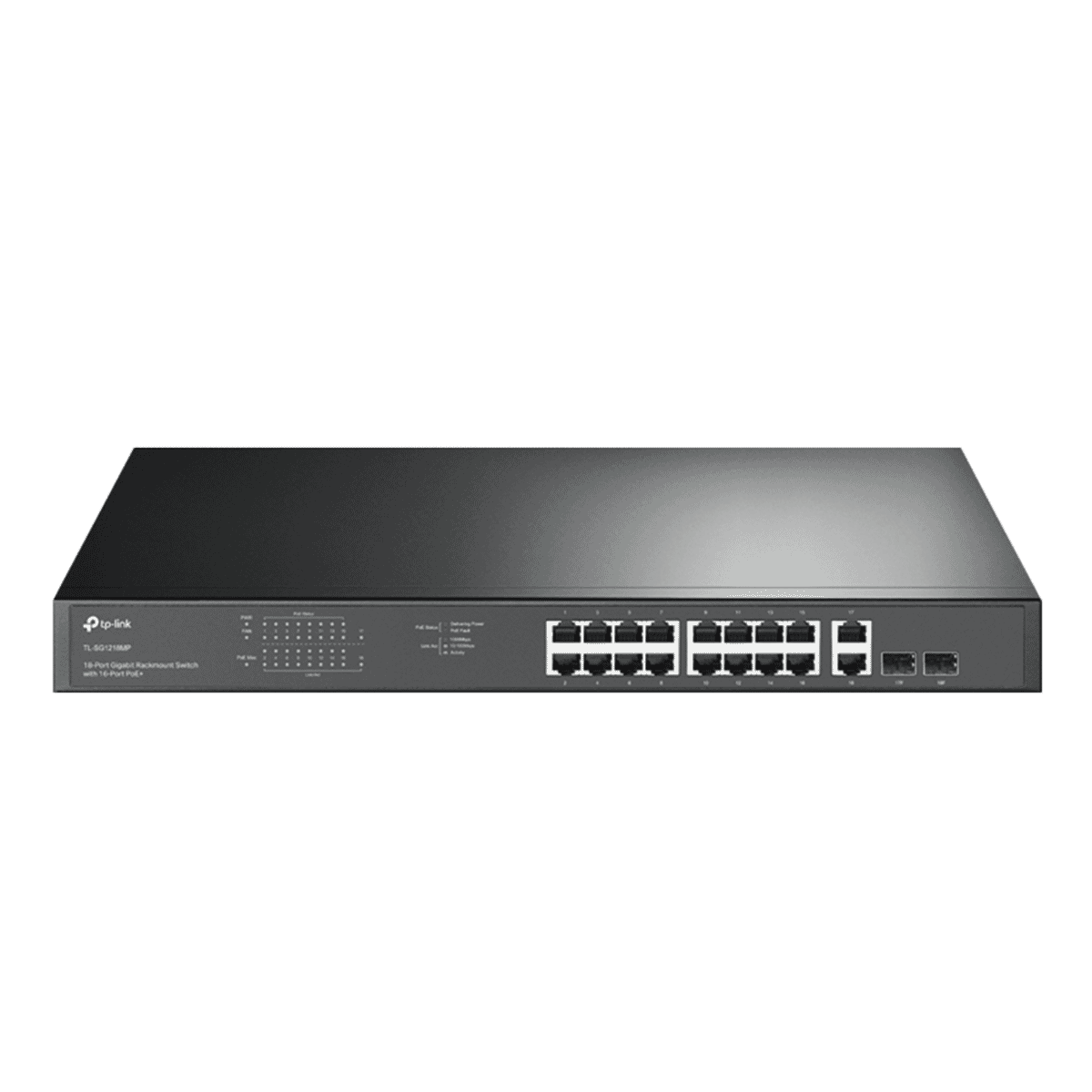TP-Link TL-SG1218MP Gigabit PoE+ Switch sa 16 PoE+ portova, 2 Gigabit Uplink porta i 2 Combo SFP slot