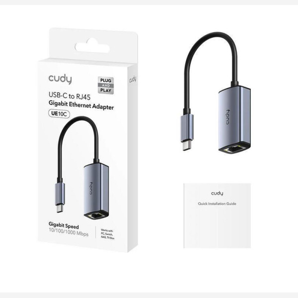 Cudy UA200 USB-C 3.0 na Gigabit Ethernet adapter RJ45 10/100/1000 Mbps