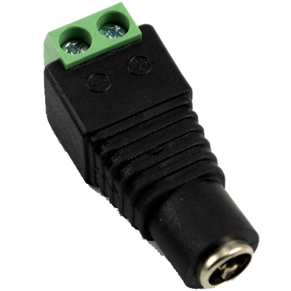 DC adapter 5.5x2.1mm ženski konektor na 2-pinsku kontaktnu klemu terminal adapter