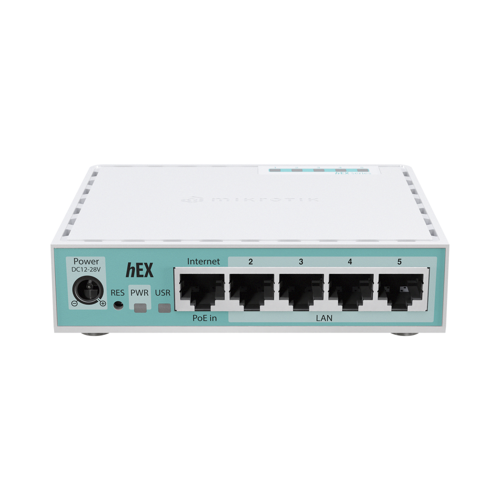 MikroTik hEX refresh E50UG Gigabit Ethernet ruter sa 5 portova i USB priključkom
