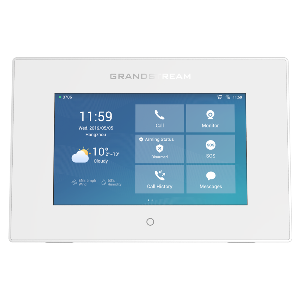 Grandstream GSC3570 intercom kontrolna stanica Wi-Fi 7" 1024x600