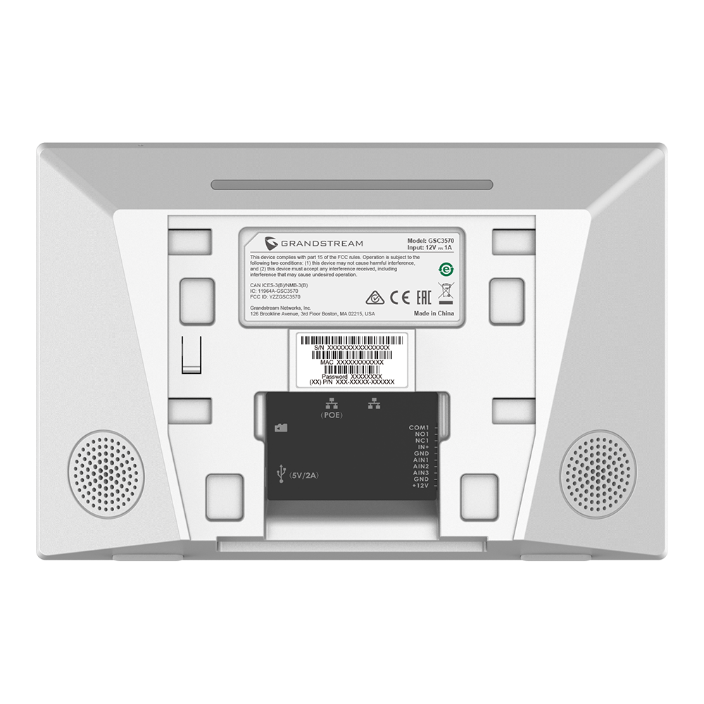 Grandstream GSC3570 intercom kontrolna stanica Wi-Fi 7" 1024x600