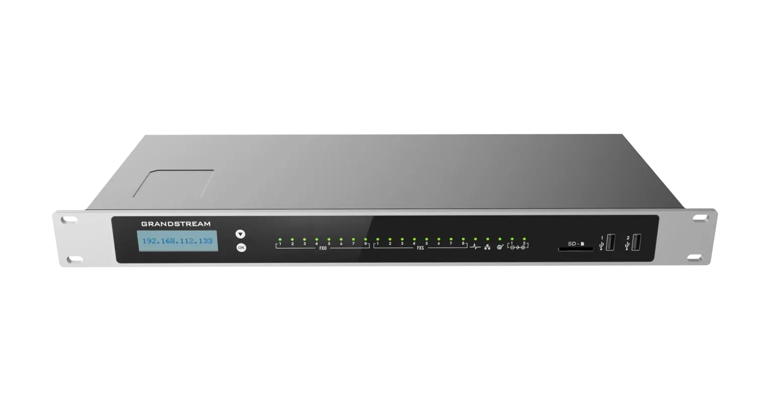 Grandstream UCM6308A IP PBX uređaj 8xFXS 8xFXO PoE 128x32