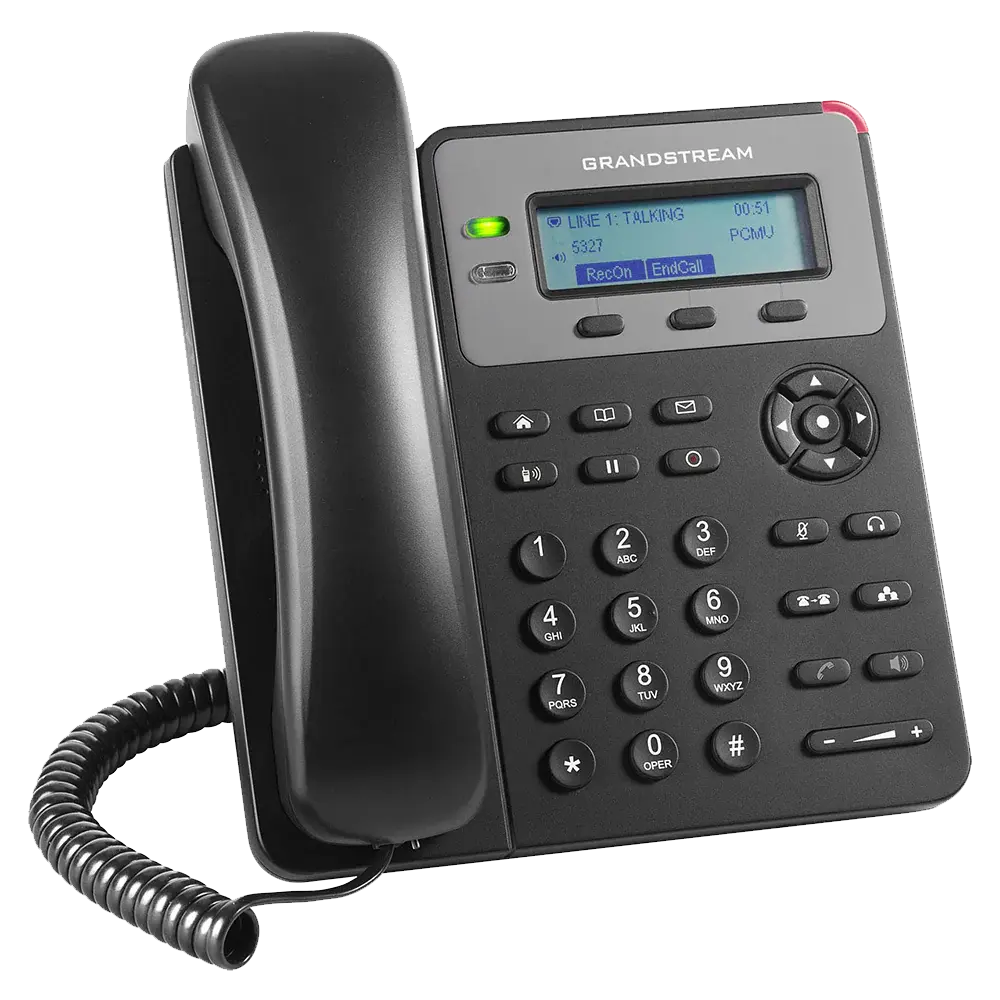 Grandstream GXP1615 IP telefon 1xSIP 2xLINE 132x48