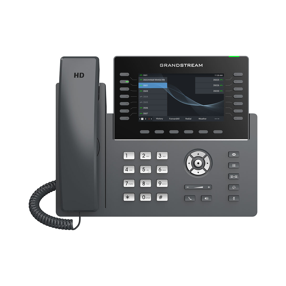 Grandstream GRP2650 IP telefon 6xSIP 12xLINE WiFi 5" 1280x720