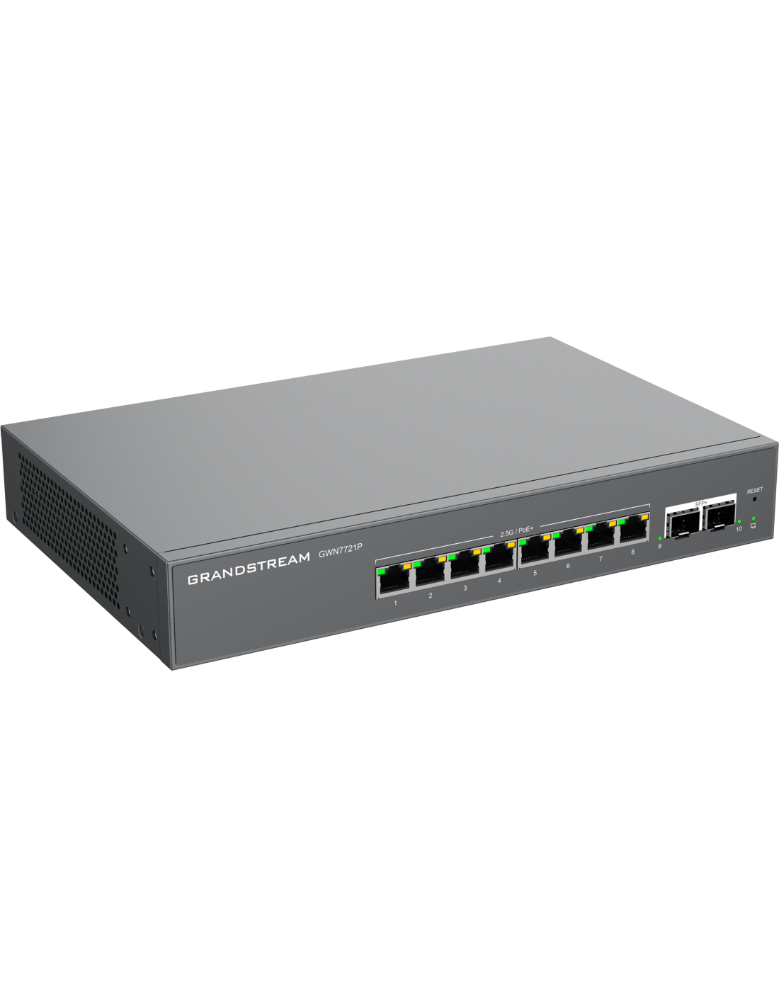 Grandstream GWN7721P mrežni switch 8GE2.5 2xSFP+ PoE