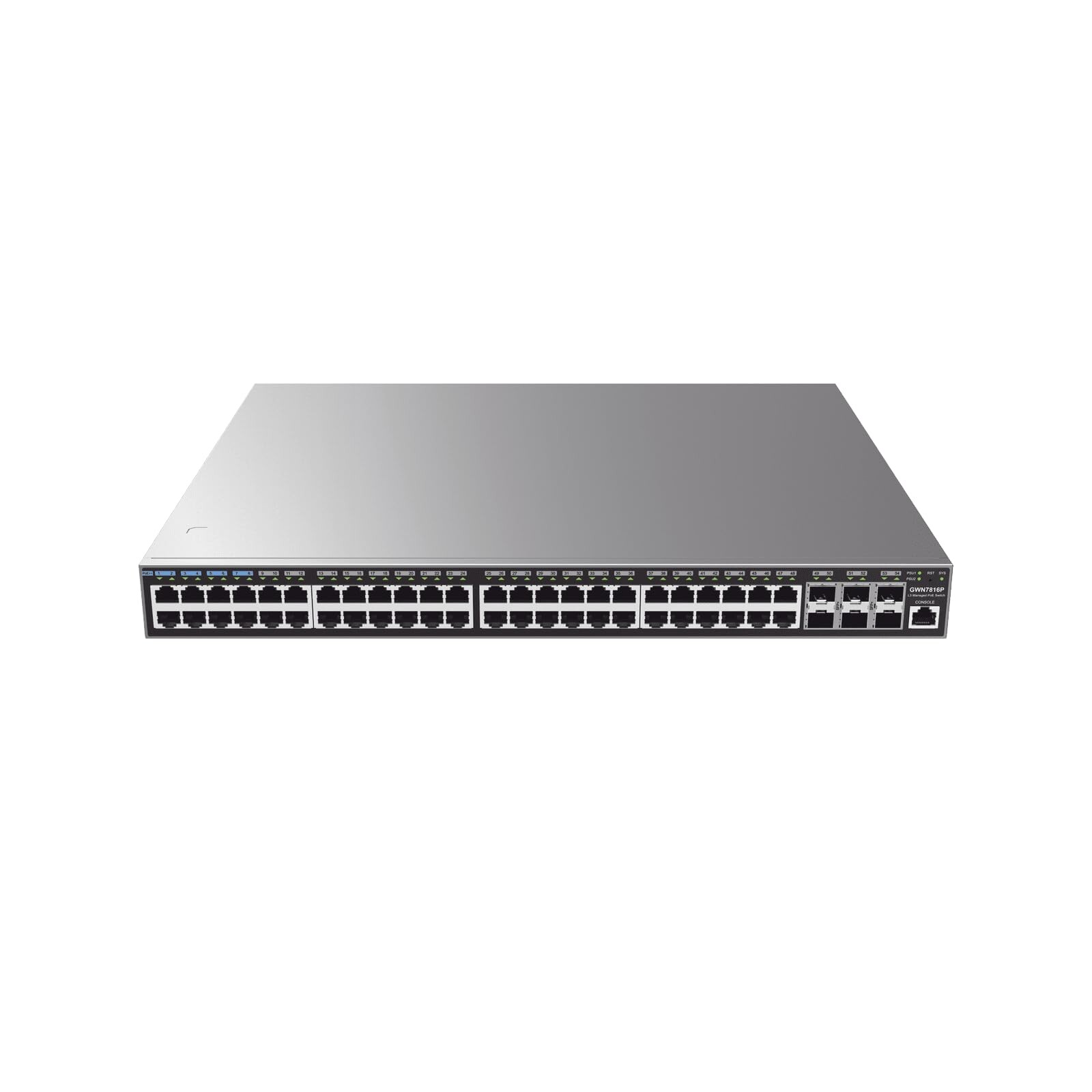 Grandstream GWN7816P mrežni switch 48GE 6SFP+ 60W PoE