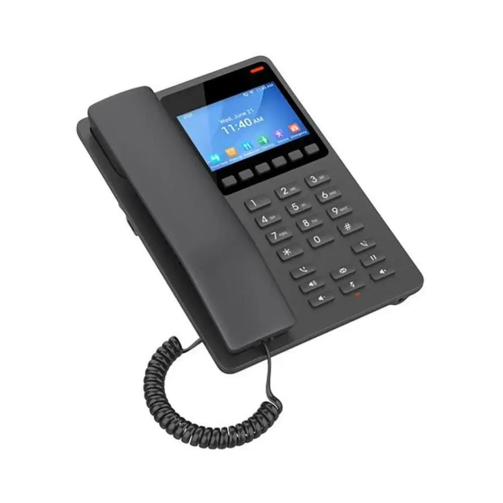 Grandstream GHP630 hotelski IP telefon 2xSIP 2xLINE PoE 3.5" 480x320
