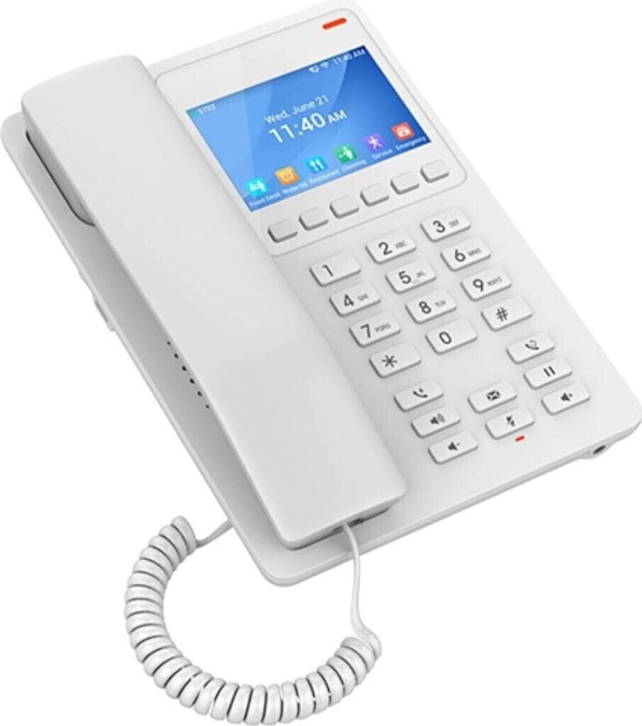 Grandstream GHP631 hotelski IP telefon 2xSIP 2xLINE PoE 3.5" 480x320
