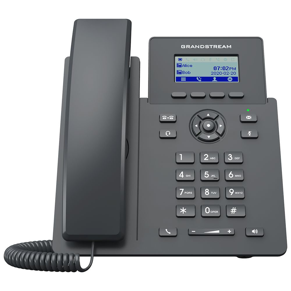 Grandstream GRP2601 IP telefon 2xSIP PoE 132x48