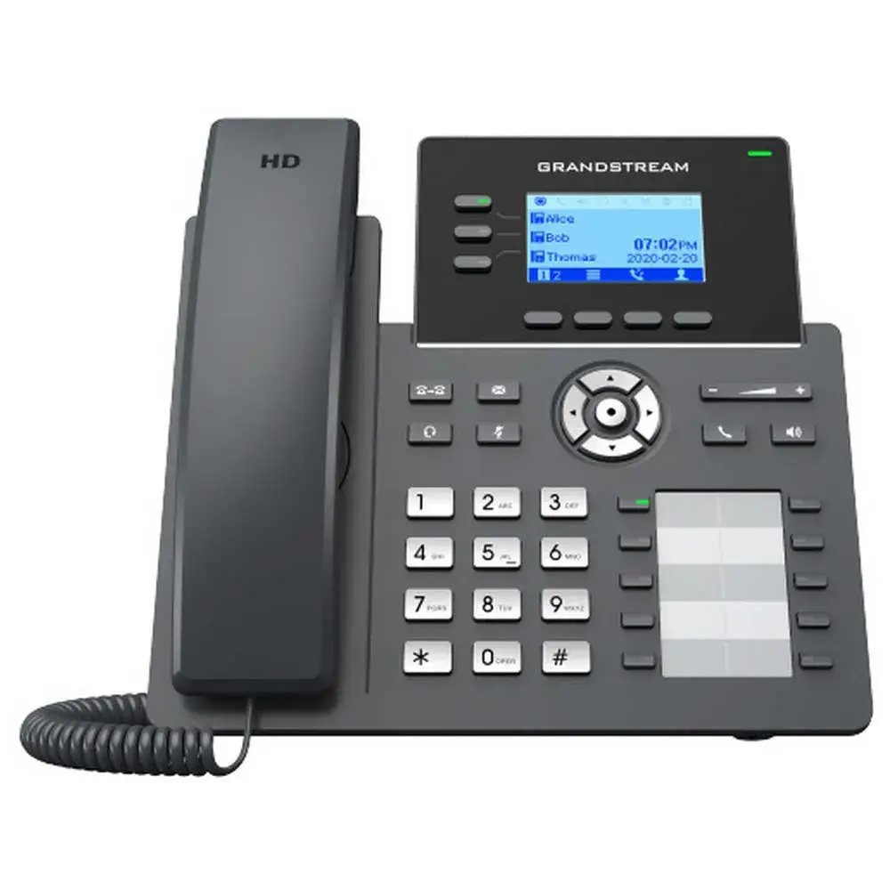 Grandstream GRP2602 IP telefon 4xSIP 2xLINE PoE 132x48