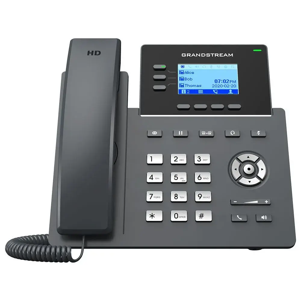 Grandstream GRP2603P IP telefon 6xSIP 3xLINE 132x64