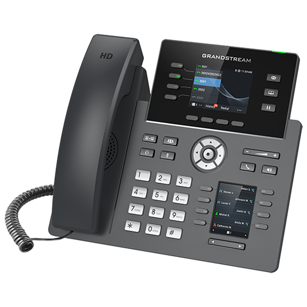 Grandstream GRP2611G IP telefon 3xSIP 3xLINES PoE 2.8" 320x240