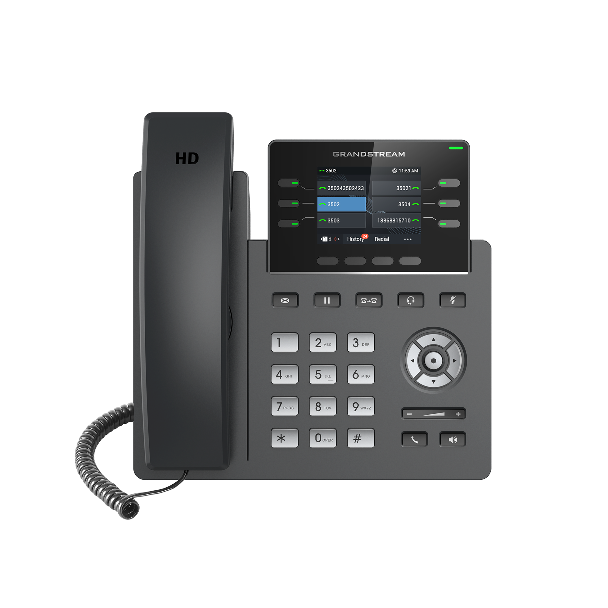 Grandstream GRP2613W IP telefon 3xSIP 6xLINE WiFi 2.8" 320x240