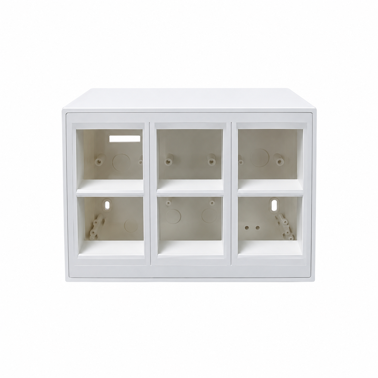 Uzidna Kutija sa Poklopcem za 6 Modula 45x45 mm (12M)