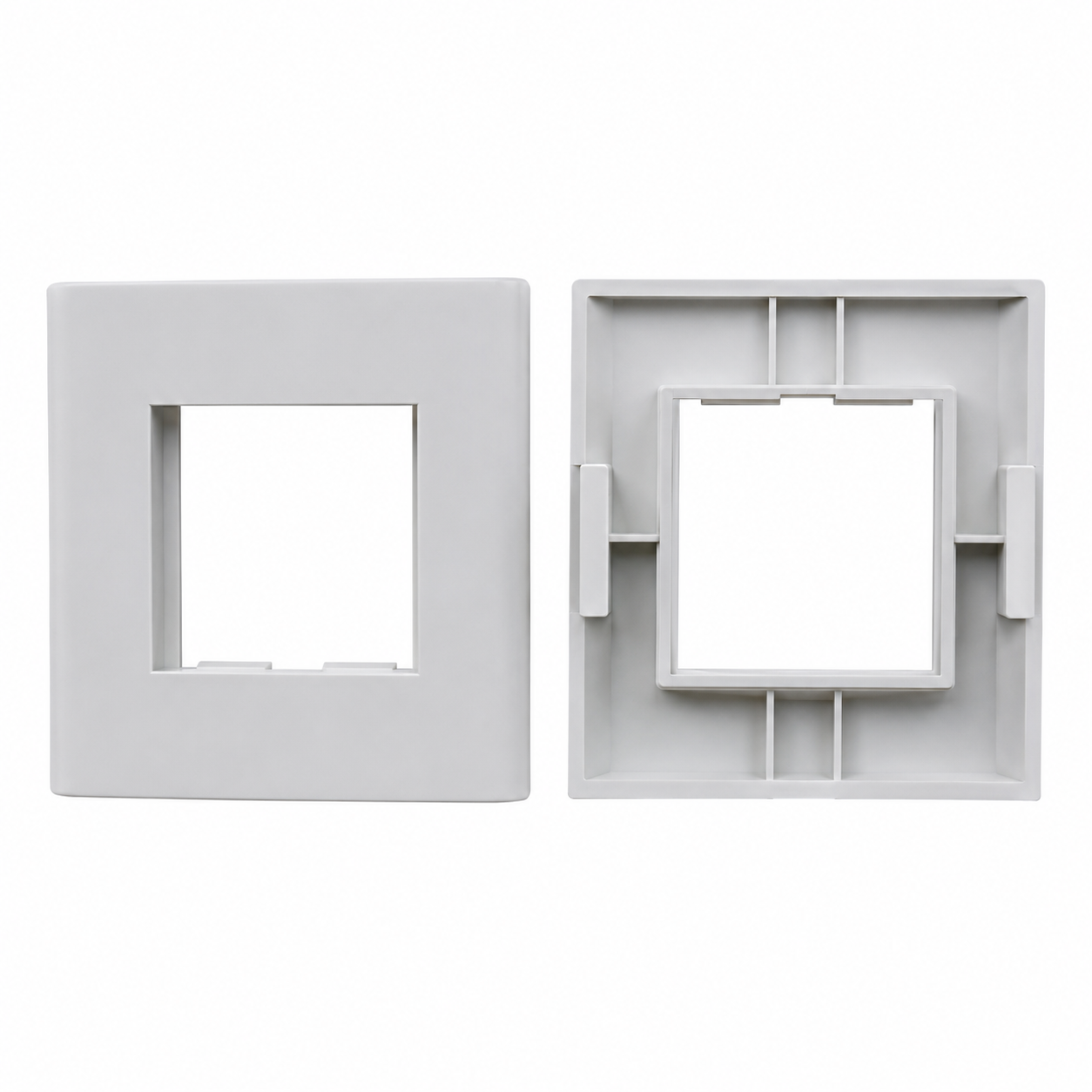 Poklopac 80x80 mm Metalni sa 1 Slotom 45x45 mm NA643M