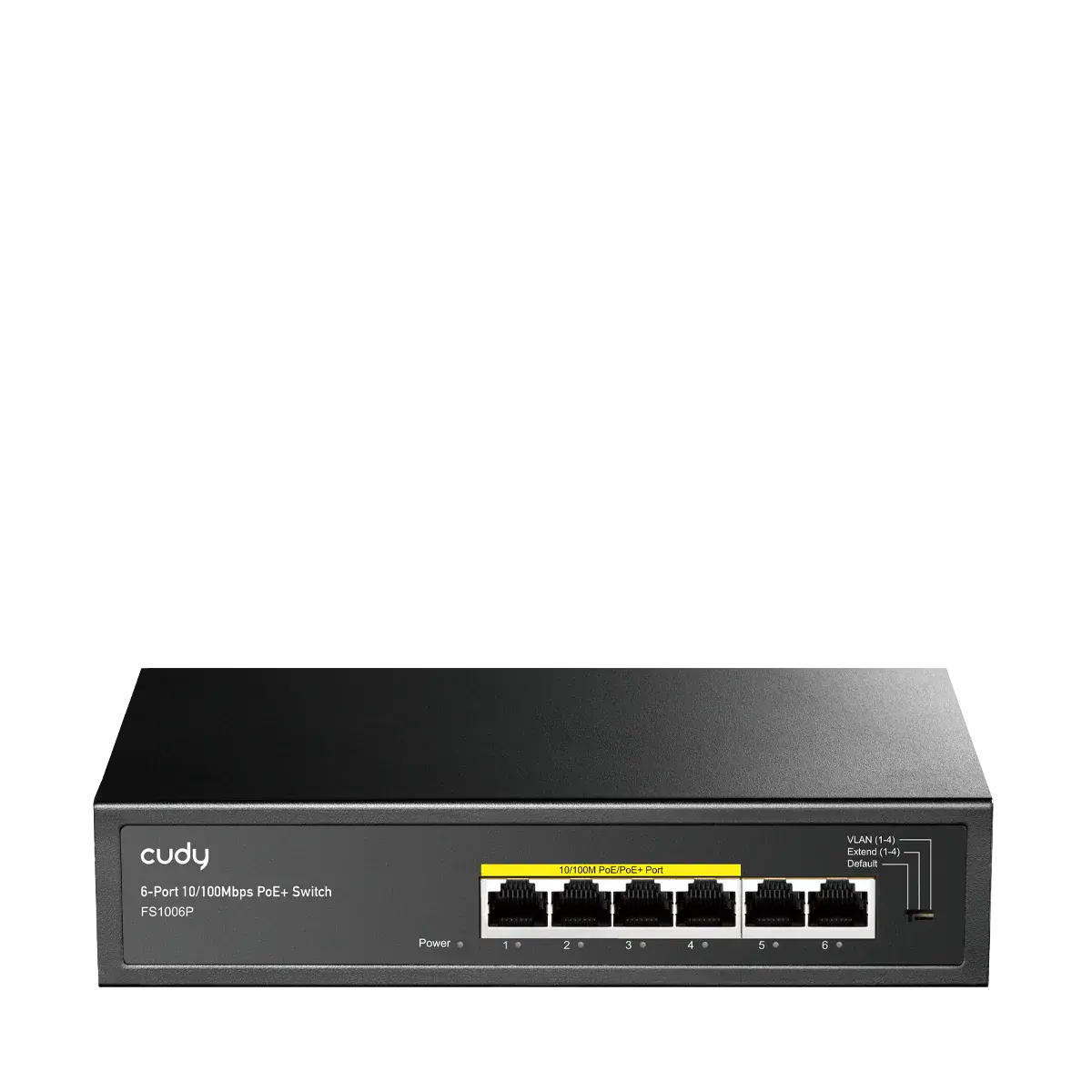Cudy FS1006P PoE+ Switch 6 Portova 10/100 Mb/s, 4x PoE+, 65W